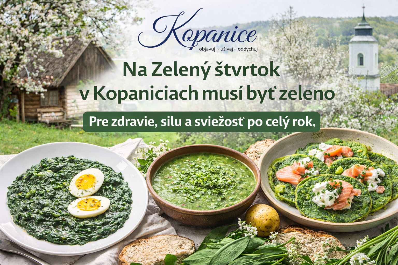 Zelený štvrtok na tanieri: Stavte na tradičný špenát aj netradičné jarné špeciality