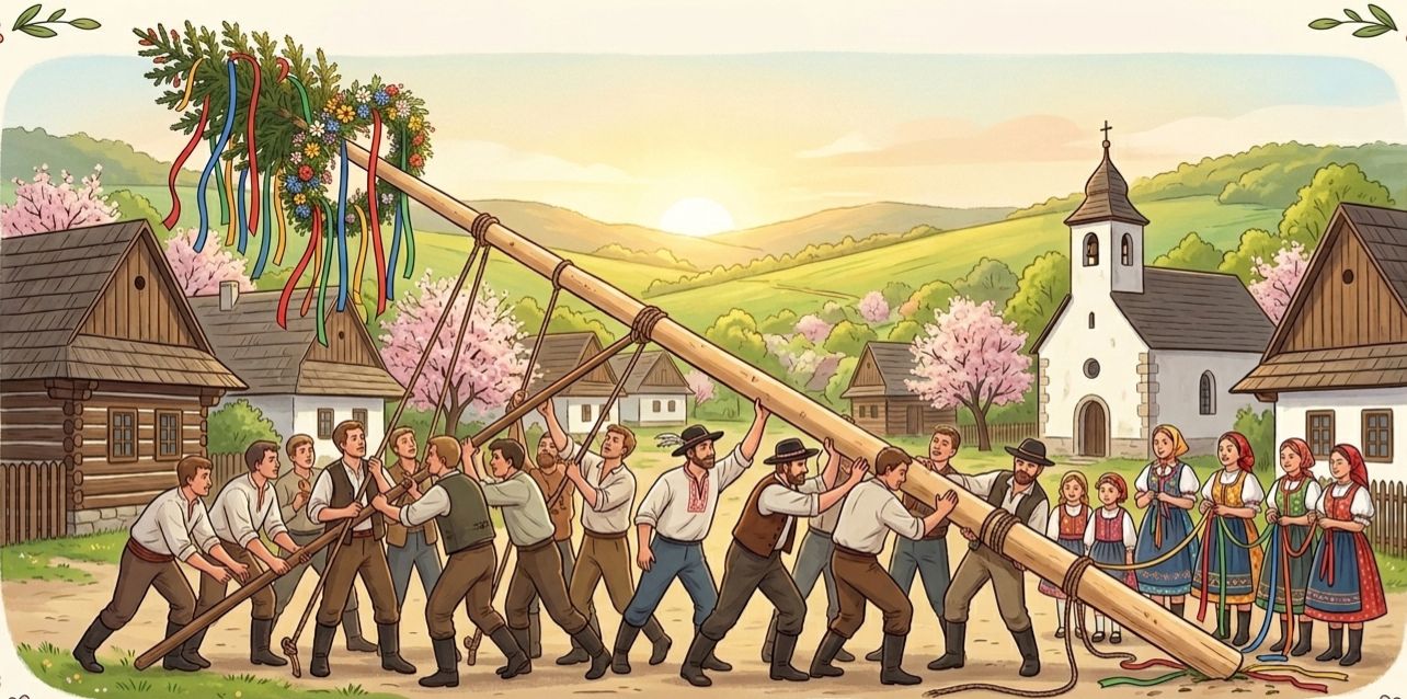 Prečo staviame máj? Tradícia, ktorá prežila stáročia